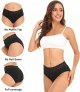 Women's Underwear Cotton Bikini Panties Lace Soft Low Rise Panties ( 5 Pack )
